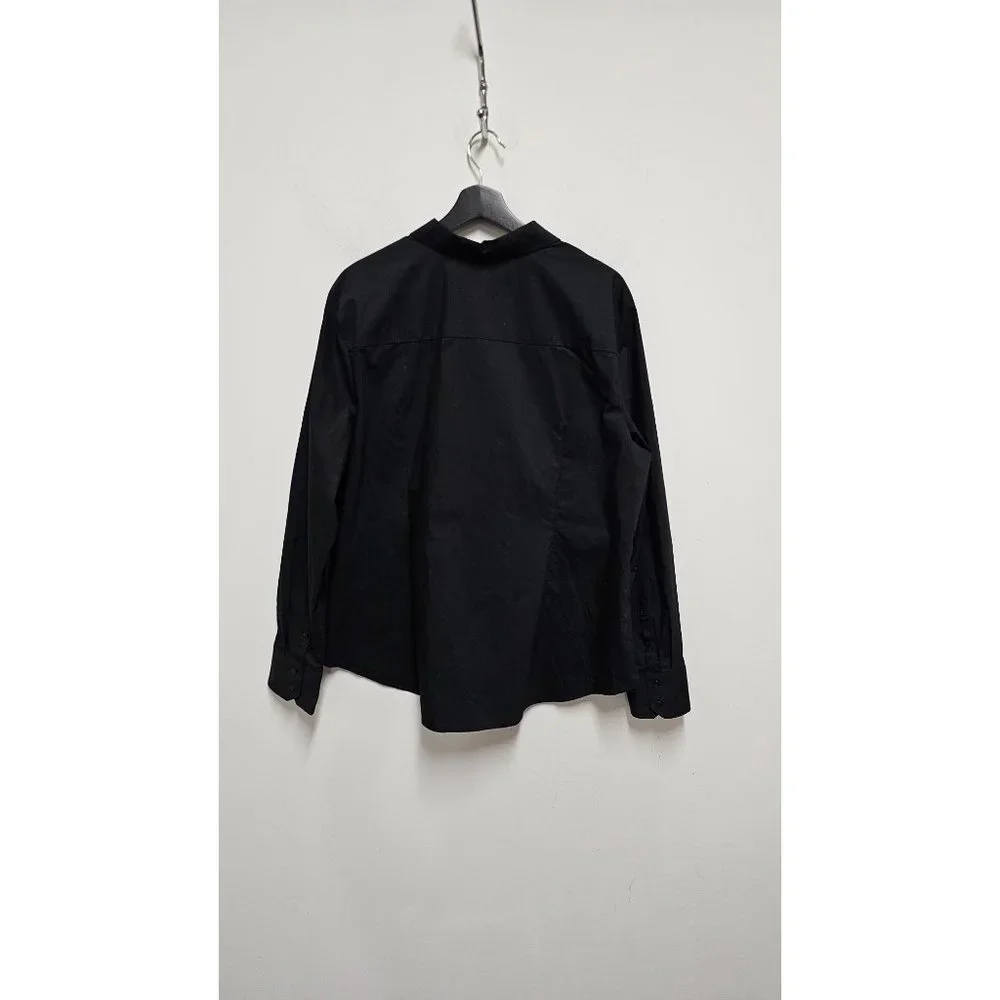 Worthington Womens Long Sleeve Modern Fit Button-Down Shirt Size XXL - Picture 2 of 7